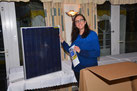 Solar system for the tombola of the camper's regular table Kevelaer for solar power generation in the mobile home, camper or van