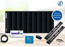 complete solar system with solar module, charge controller, assembly material. All tests passed for RV, camper, van and caravan. From 120 to 320 watts. For 12 and 24 volts. Complete set for easy installation on the camper, campervan and van.