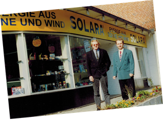 Founders and Managing Directors of SOLARA - Energy from Sun and Wind - Hans Jacobs and Thomas Rudolph