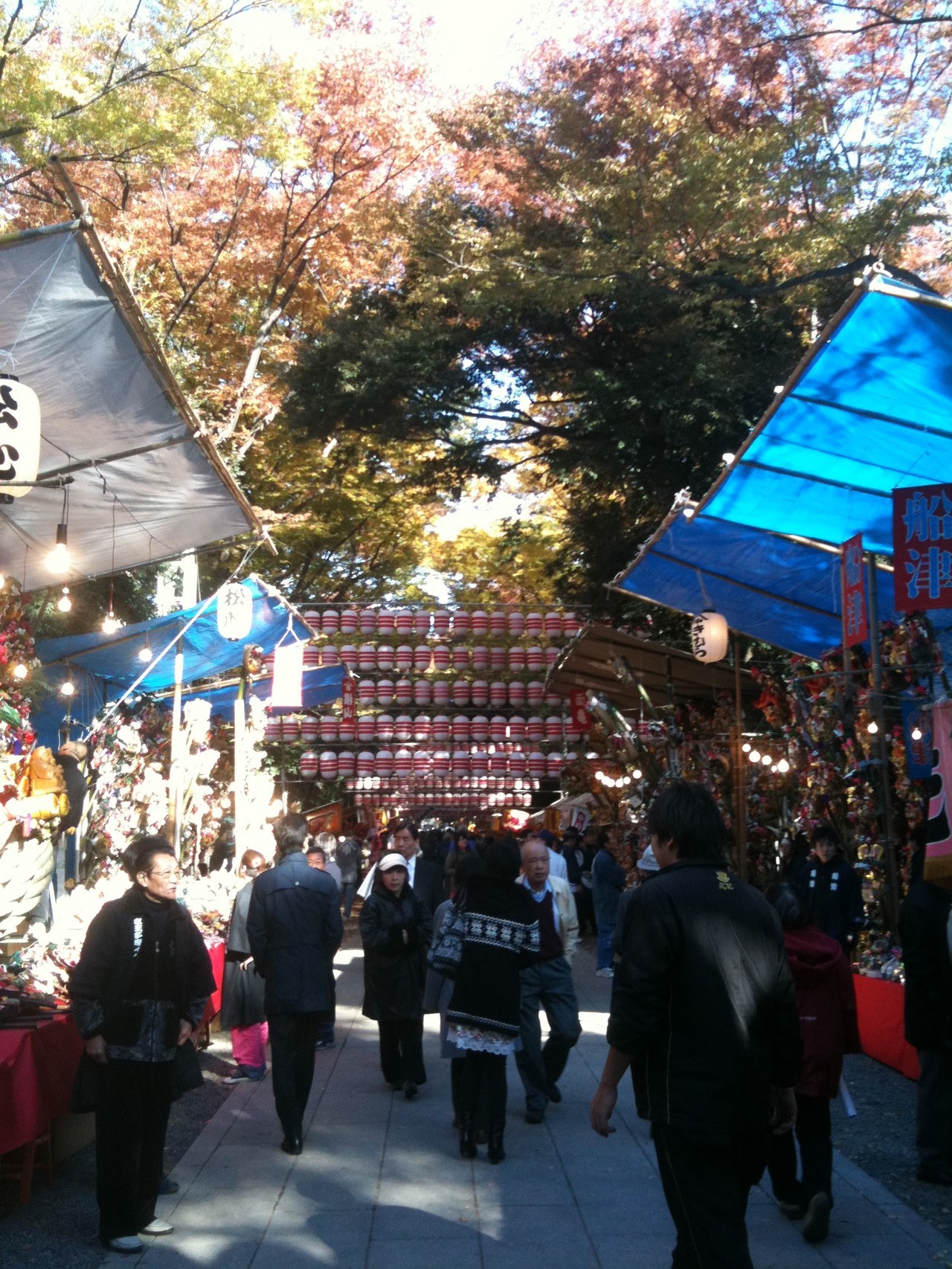 Okunitama Shrine Torino ichi fair in November Tokyo Fuchu