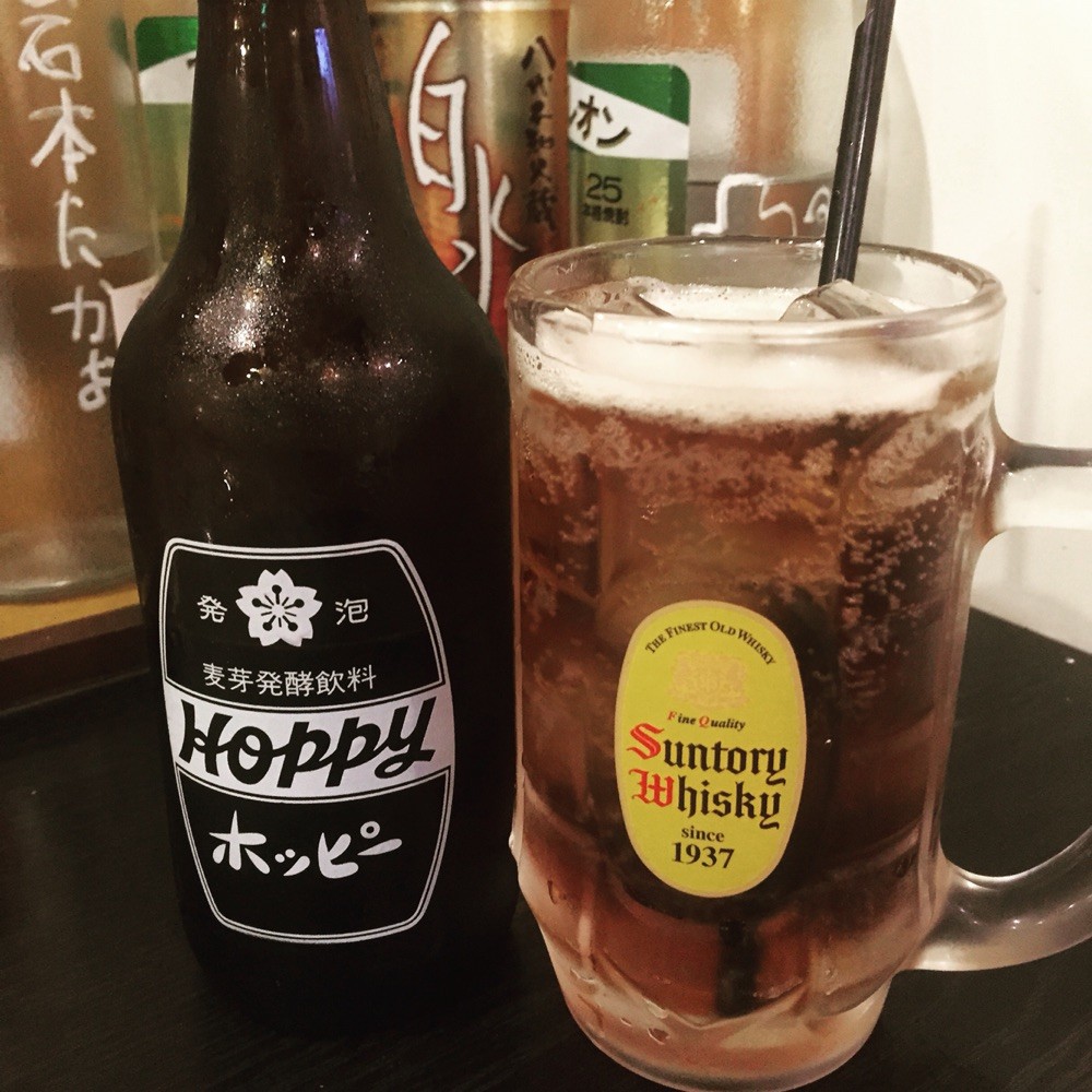 Black Hoppy at Takoya Izakaya restaurant Tokyo Kokubunji