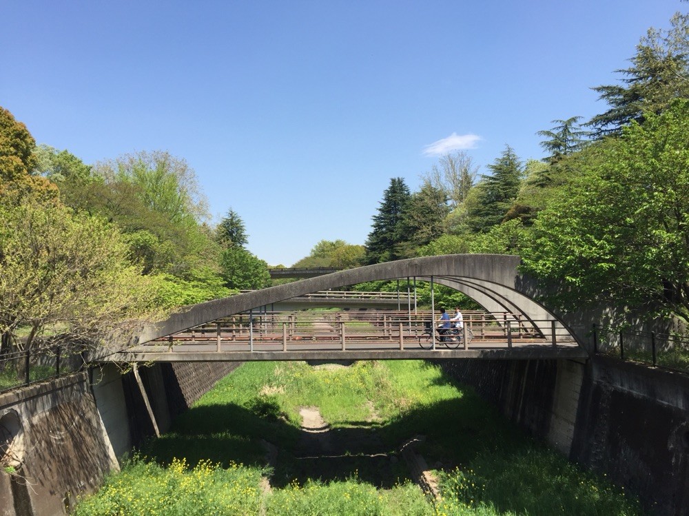 Zanbori River at Showakinen Park Tokyo Tachikawa