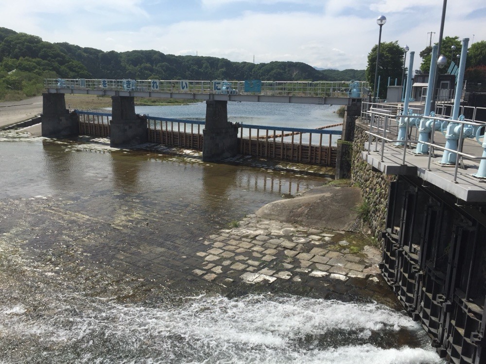 Hamura Syusuiseki of Tama River Tokyo Hamura 