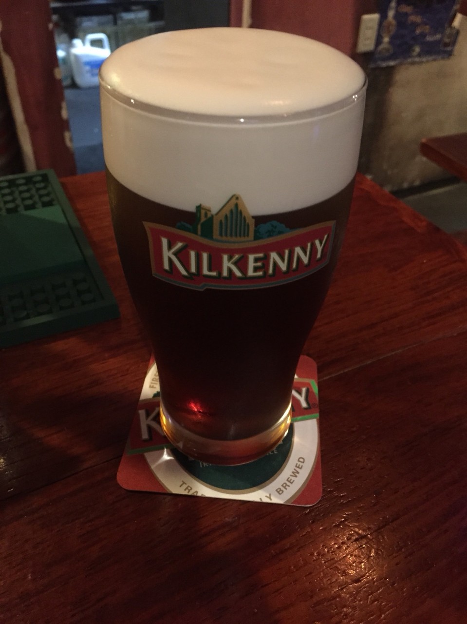 Kilkenny beer at Country Clare Irish Pub Tokyo Tachikawa