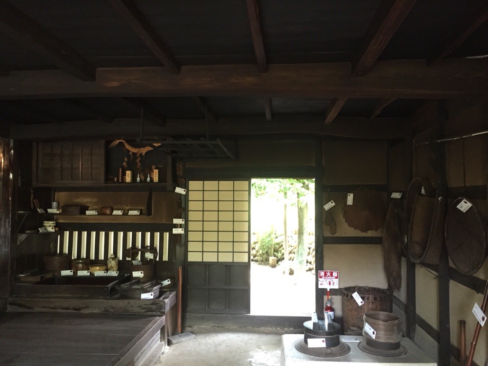 Inside of Old Shimoda Family House Tokyo Hamura