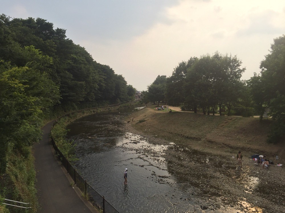 Yanase River at Kanayama Green Park Tokyo Kiyose