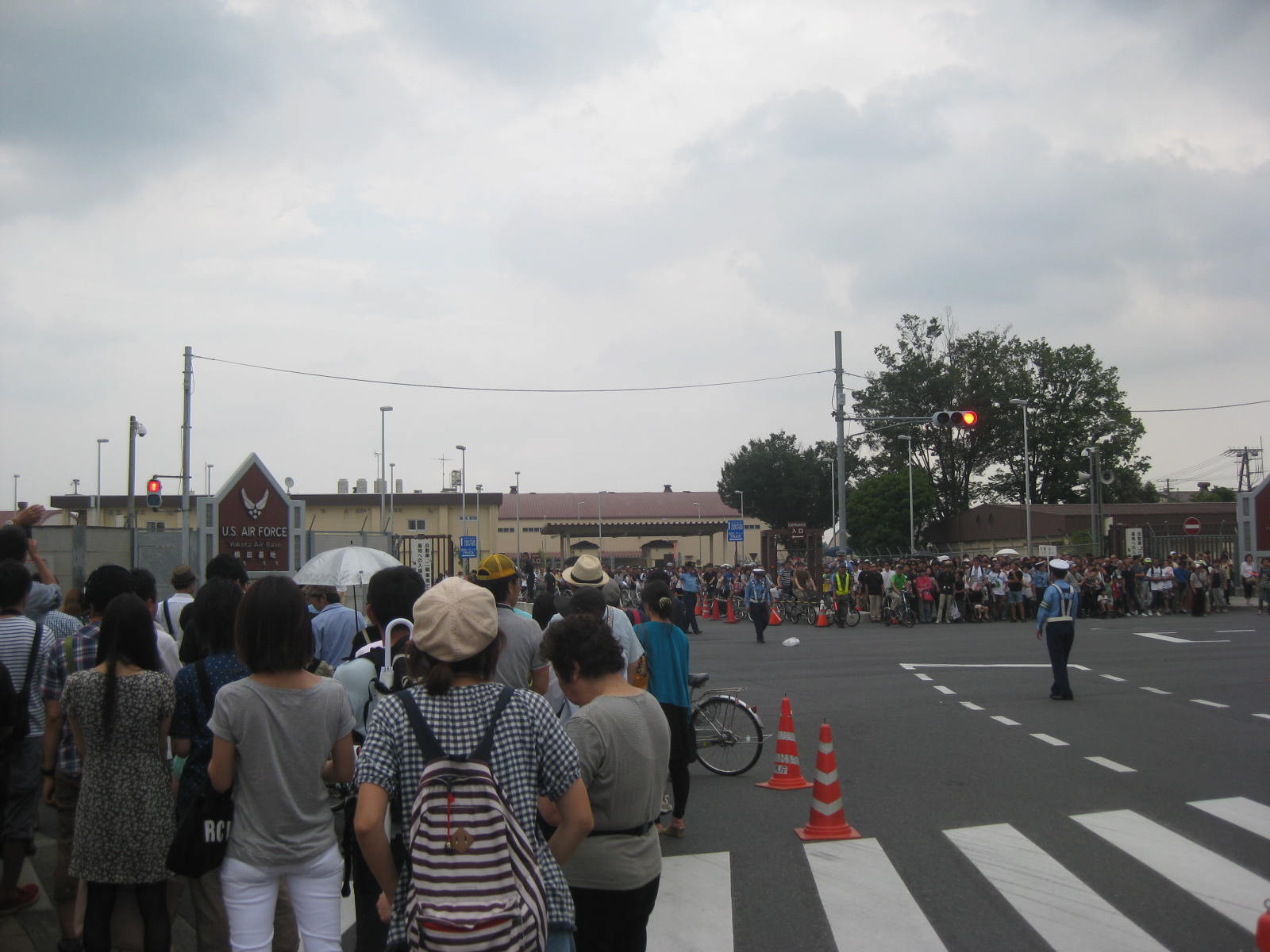 The 5th entrance gate of Yokota Air Base Tokyo Fussa