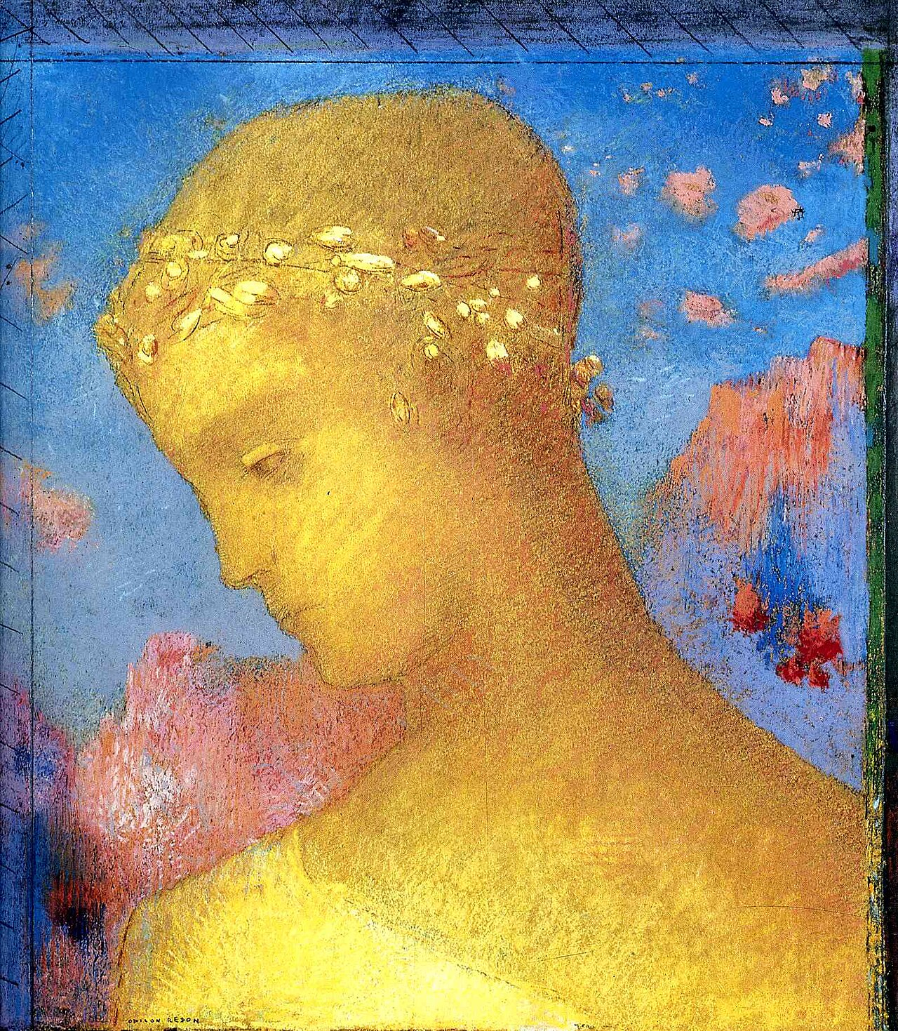 Beatriz, Odilon Redon. 1885