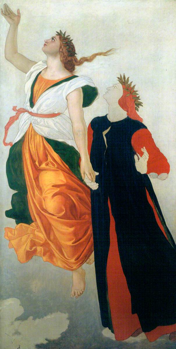 Dante y Beatriz, William Dyce.