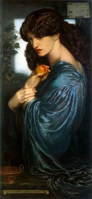 Perséfone, Dante Gabriel Rossetti