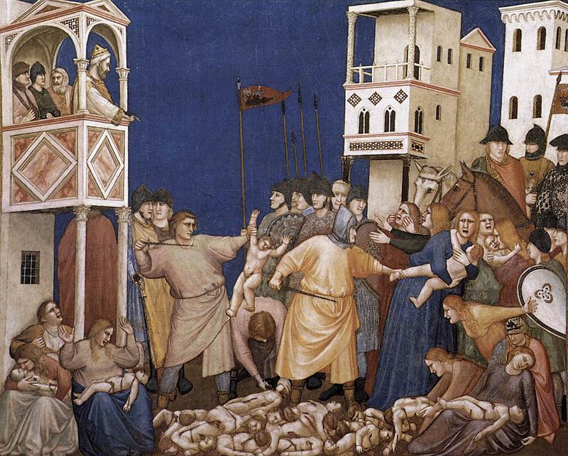 Matanza de los inocentes. Giotto