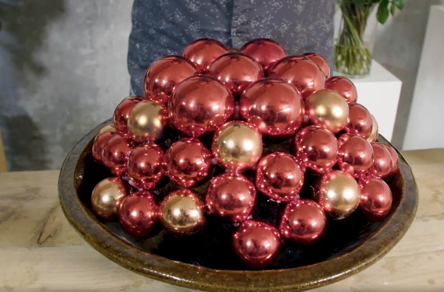 Gevulde kerstbal