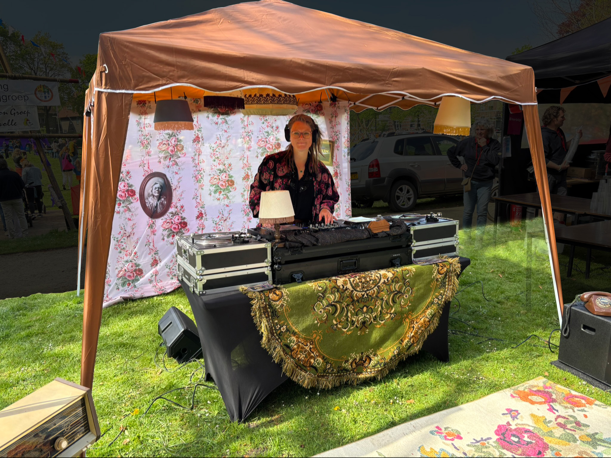 Vinyl Set up buiten