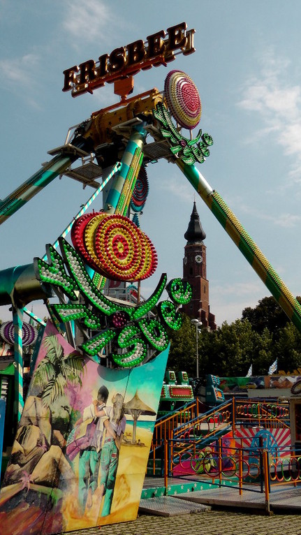 Mein erster Rundgang auf dem Festplatz vor der Eröffnung