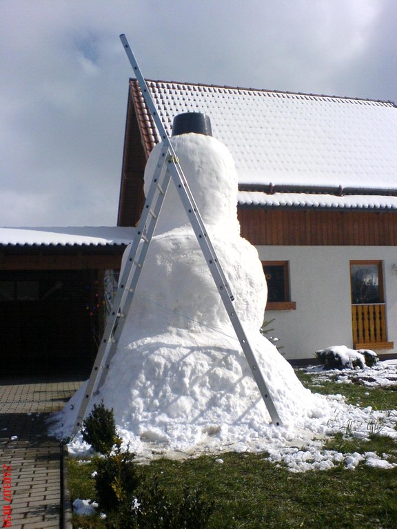 Und das muss ich doch gleich nutzten, für einen neuen Schneemann