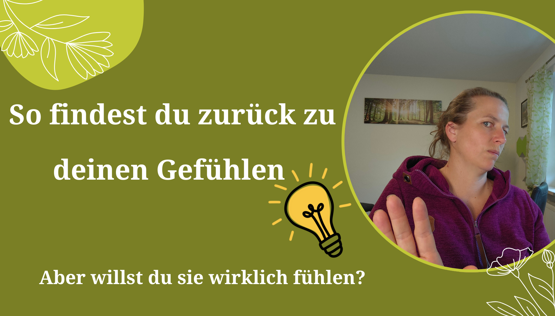 Innere Anspannung und unterdrückte Gefühle - Wie du mit fühlen wieder in die Ruhe findest.