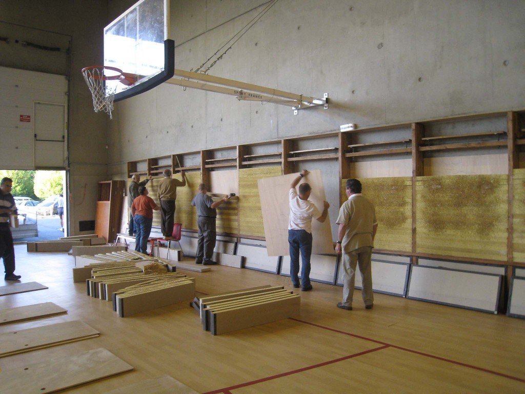 Remplacement de la ciblerie du Palais des Sports