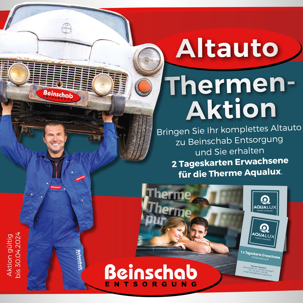 Altauto-Thermen-Aktion