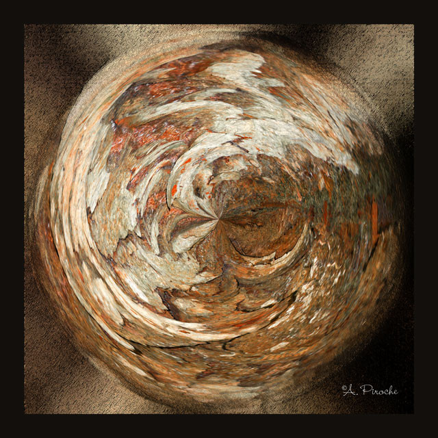 Nuances de roches - Toile 40x40