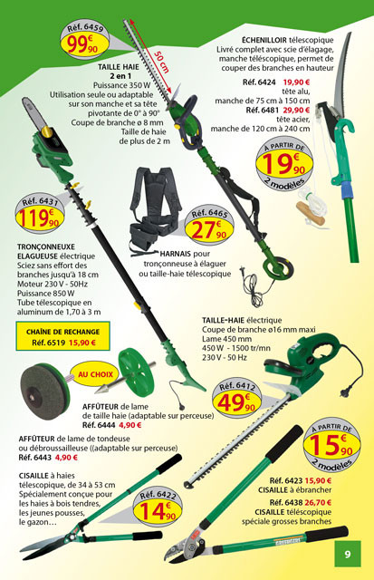 page de catalogue outillage - 64 pages