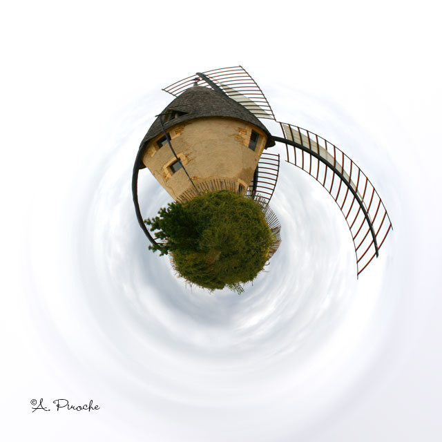 Le moulin - Toile 40x40
