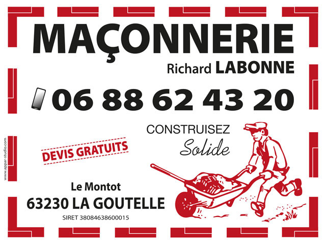 Panneau Dibond pour chantier