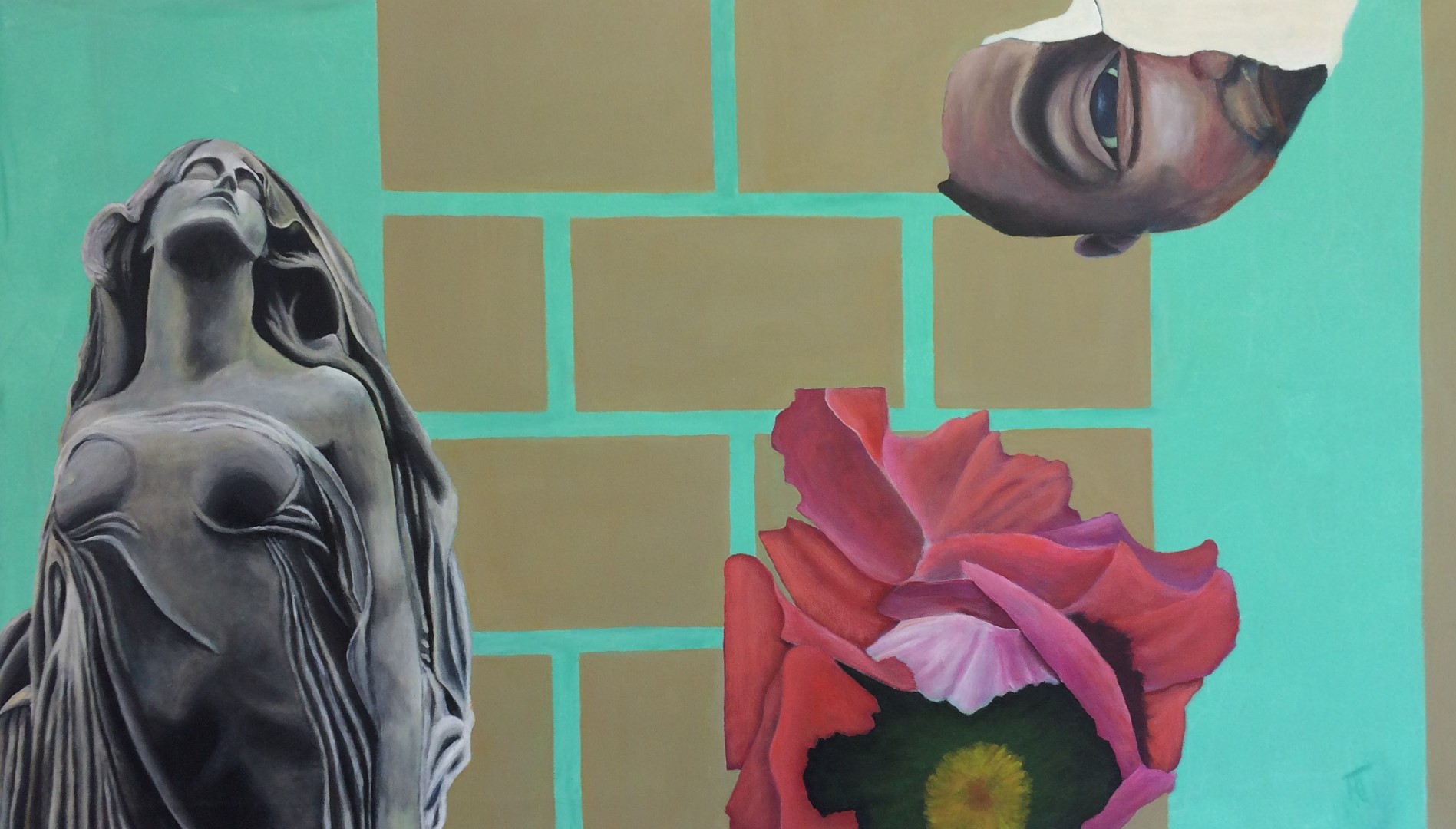 Memento mori 1, Acryl, 90x120