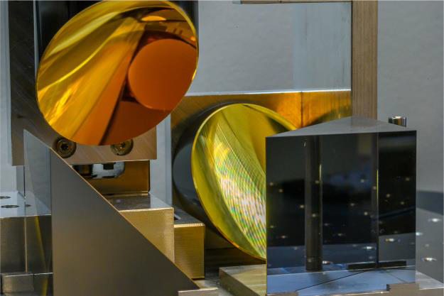 Detailaufnahme des THz-"auto-alignment" Moduls