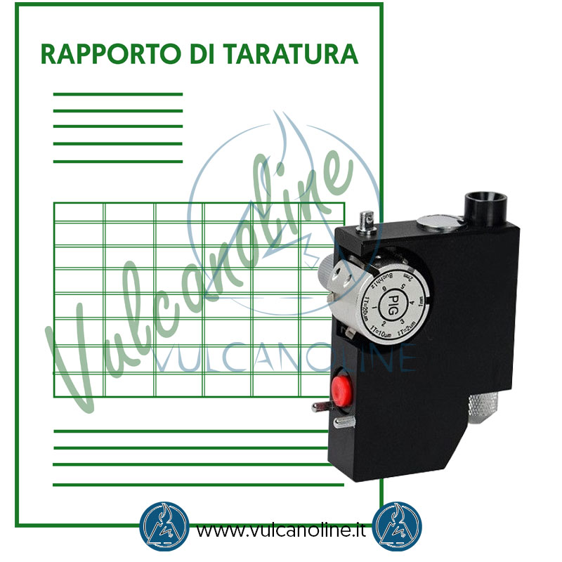 Taratura spessimetro per rivestimenti PIG