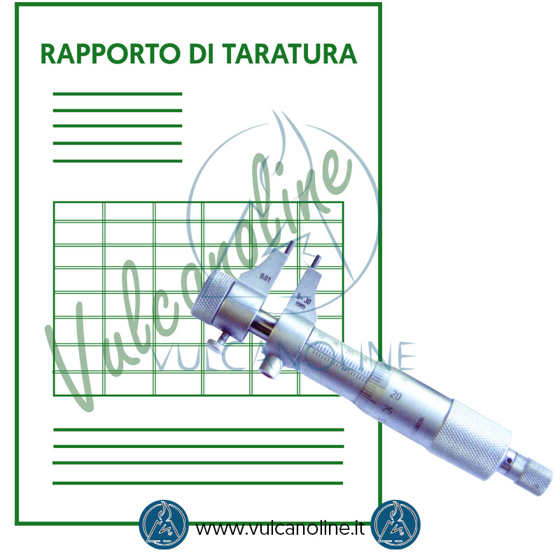 Taratura micrometro per interni