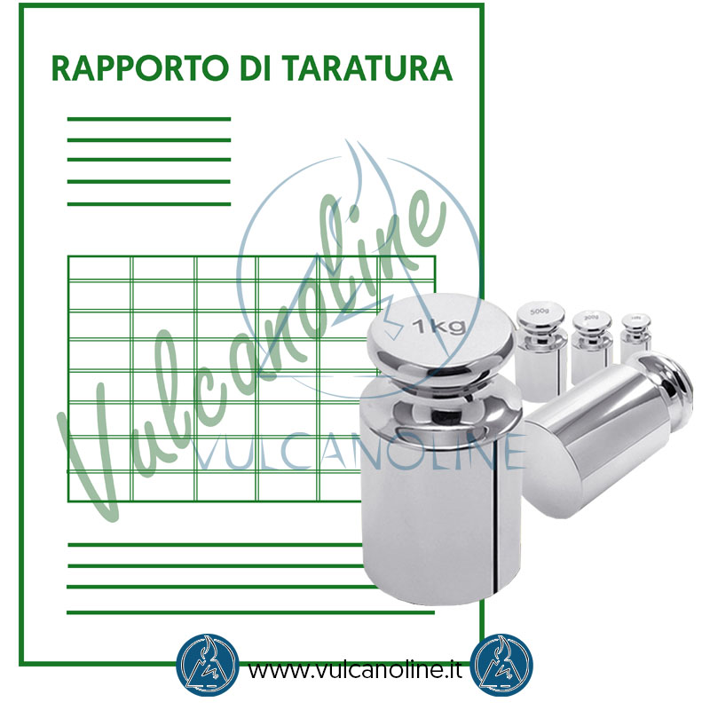 Taratura peso campione