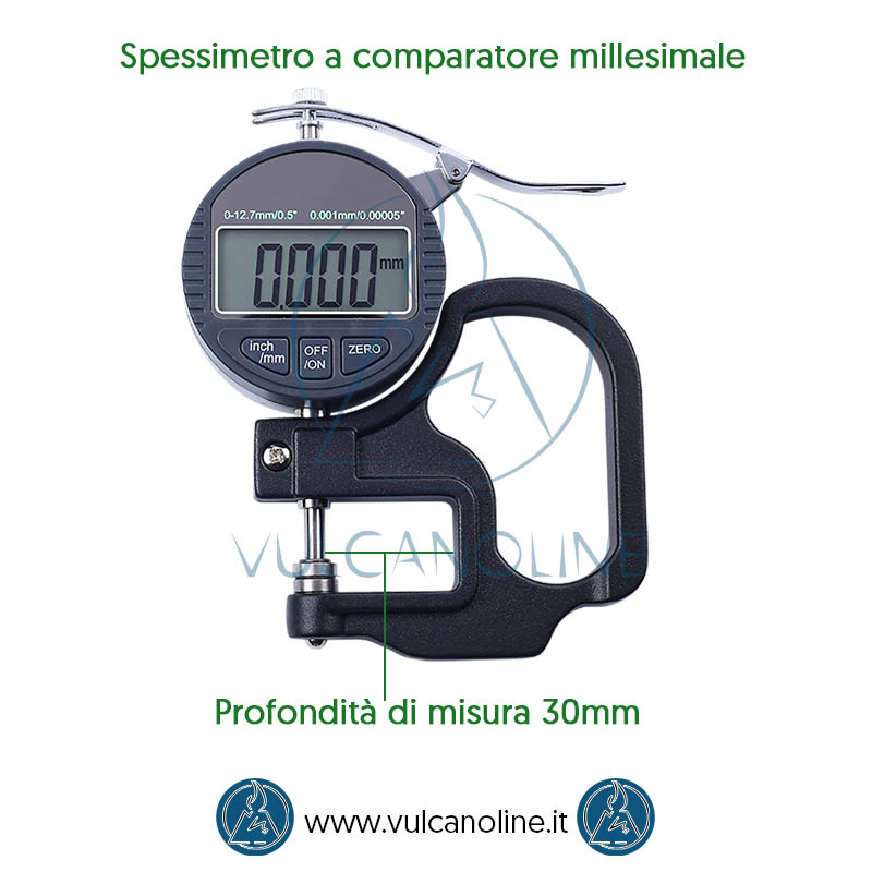 Misure spessimetro a comparatore millesimale