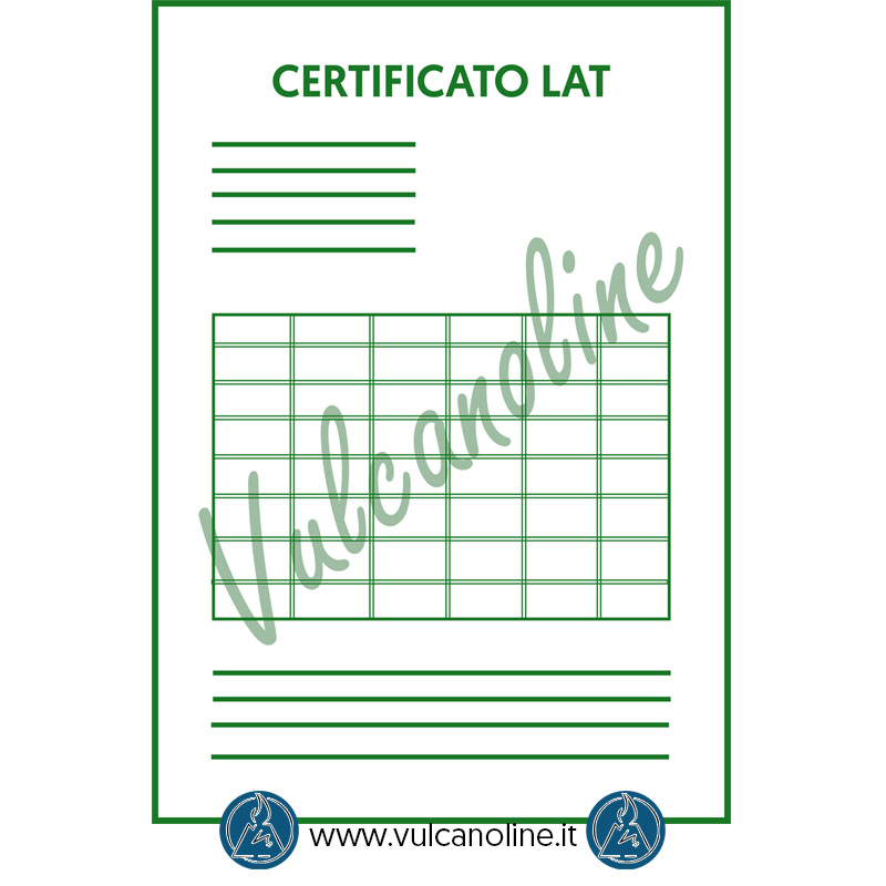 Certificato di taratura Accredia per fonometro