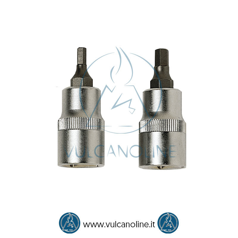 Bussole 1/2” con inserto per viti con impronta esagonale