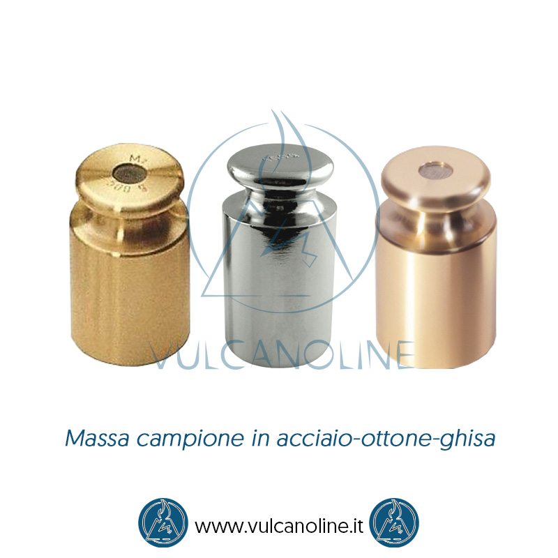 Taratura massa campione in acciao-ottone-ghisa