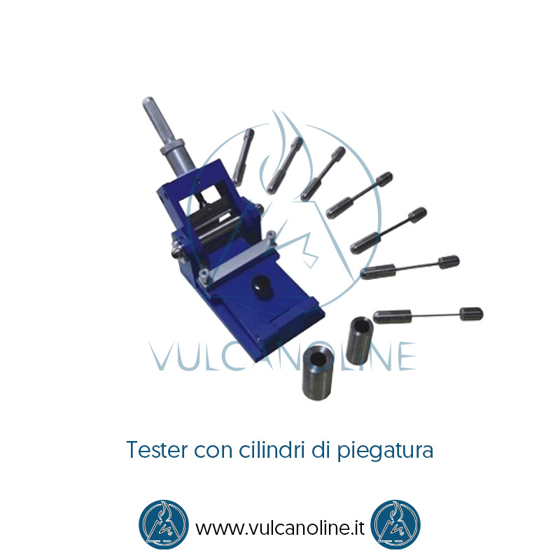 Mandrino cilindrico per test di piegatura