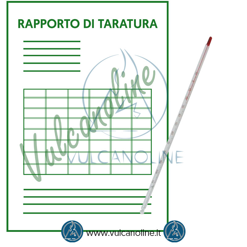 Taratura termometro a liquido