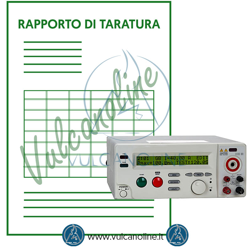 Taratura misuratore di rigidità dielettrica