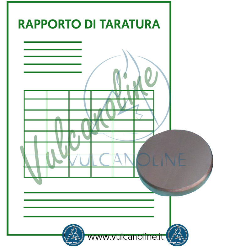Taratura provino di durezza Barcol