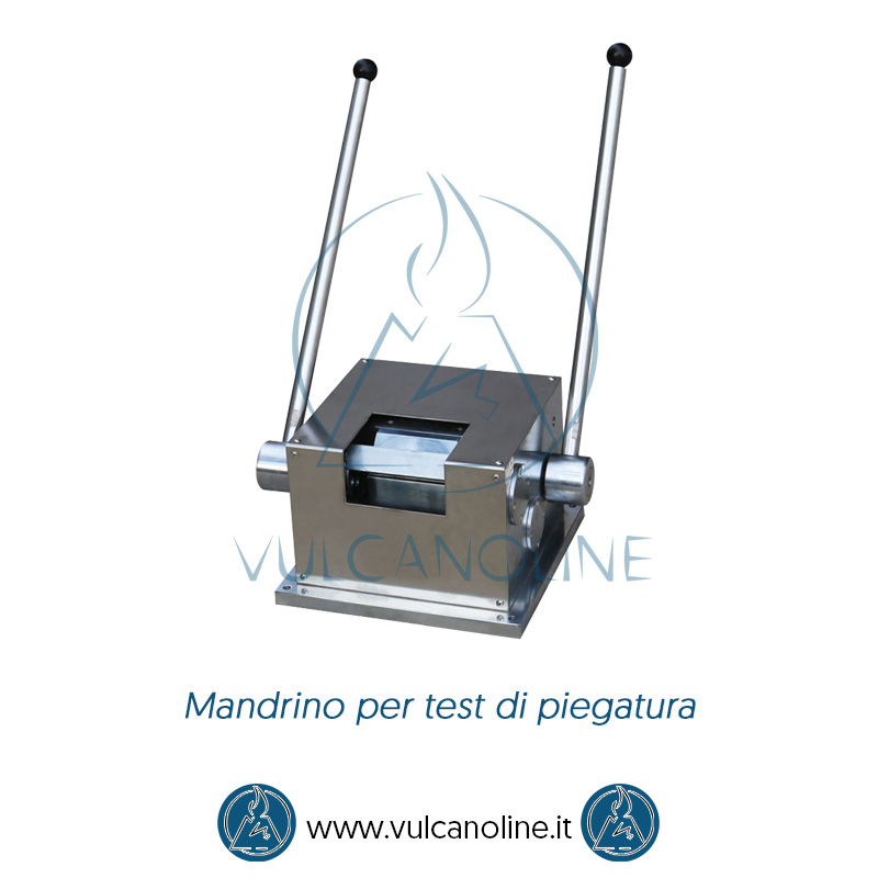 Taratura mandrino per test di piegatura