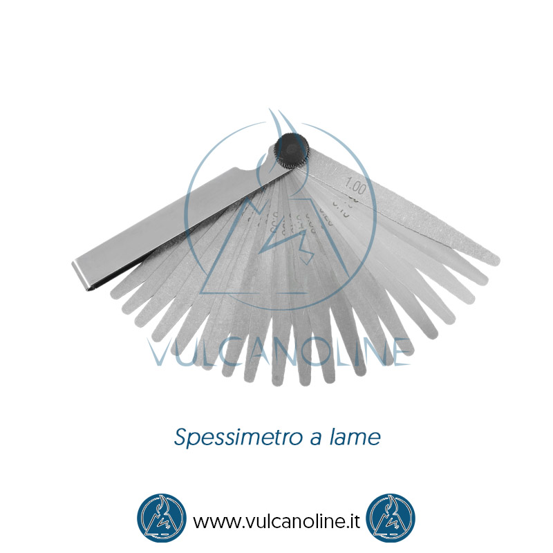 Taratura spessimetro a lame
