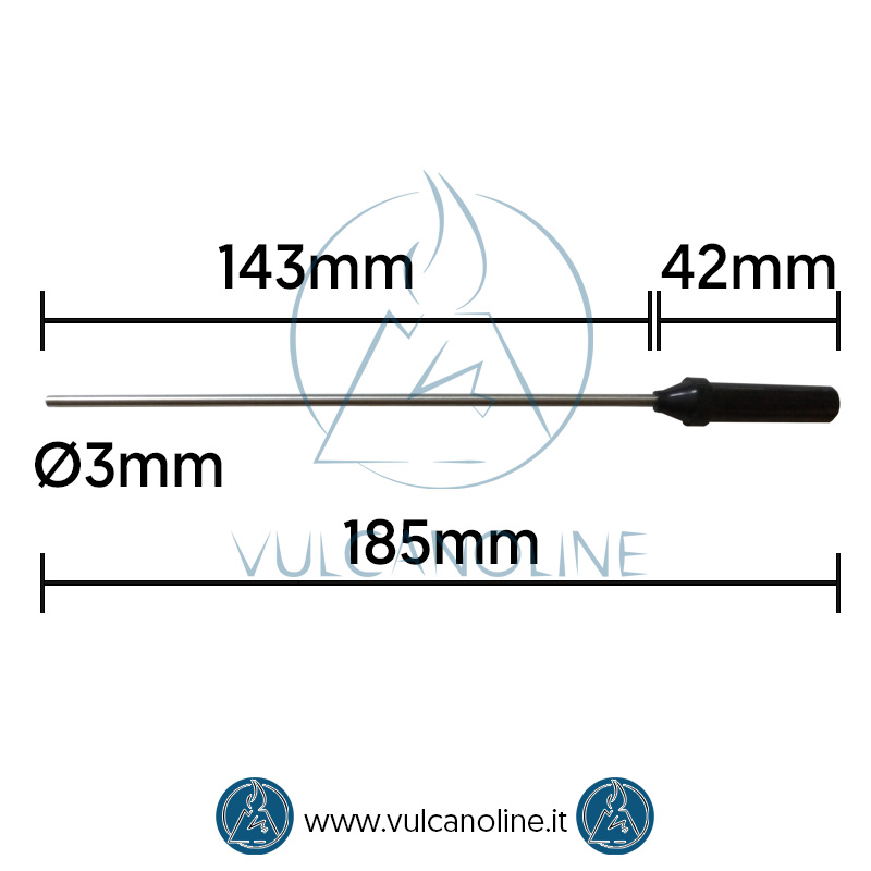 Dimensioni termocoppia k