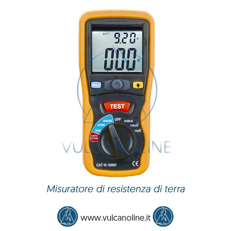 Taratura misuratore di resistenza di terra