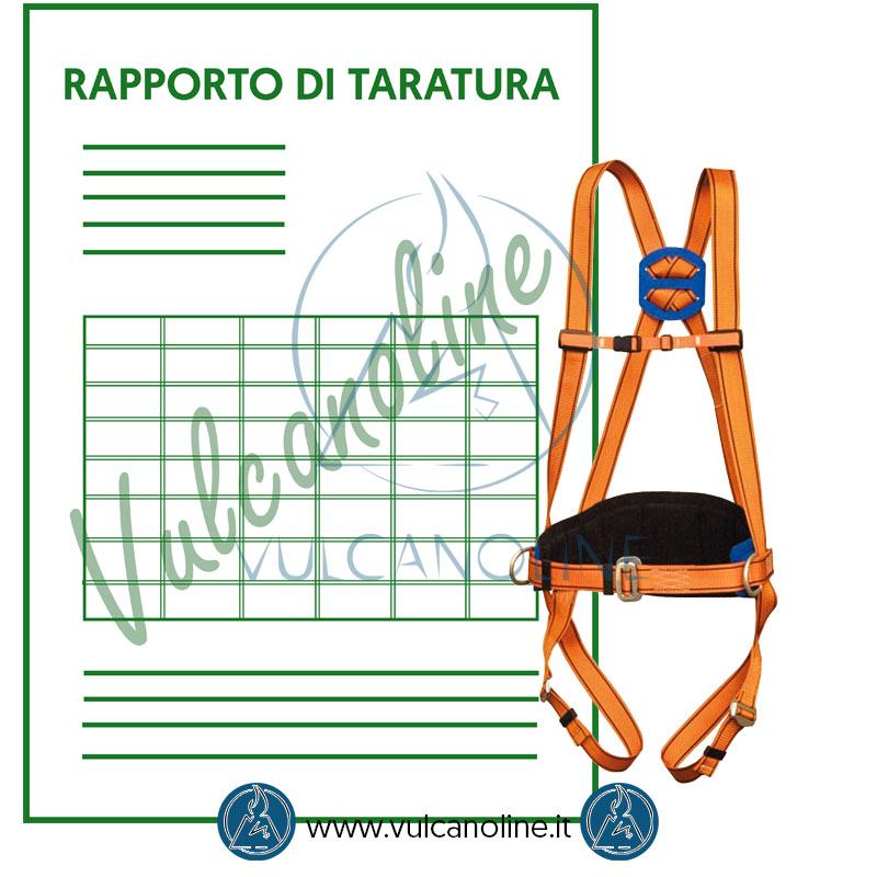 Taratura imbracatura di sicurezza