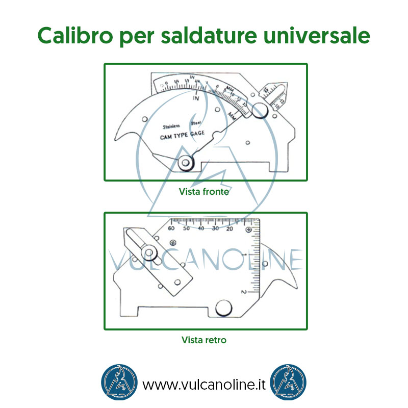 Calibro universale per saldature