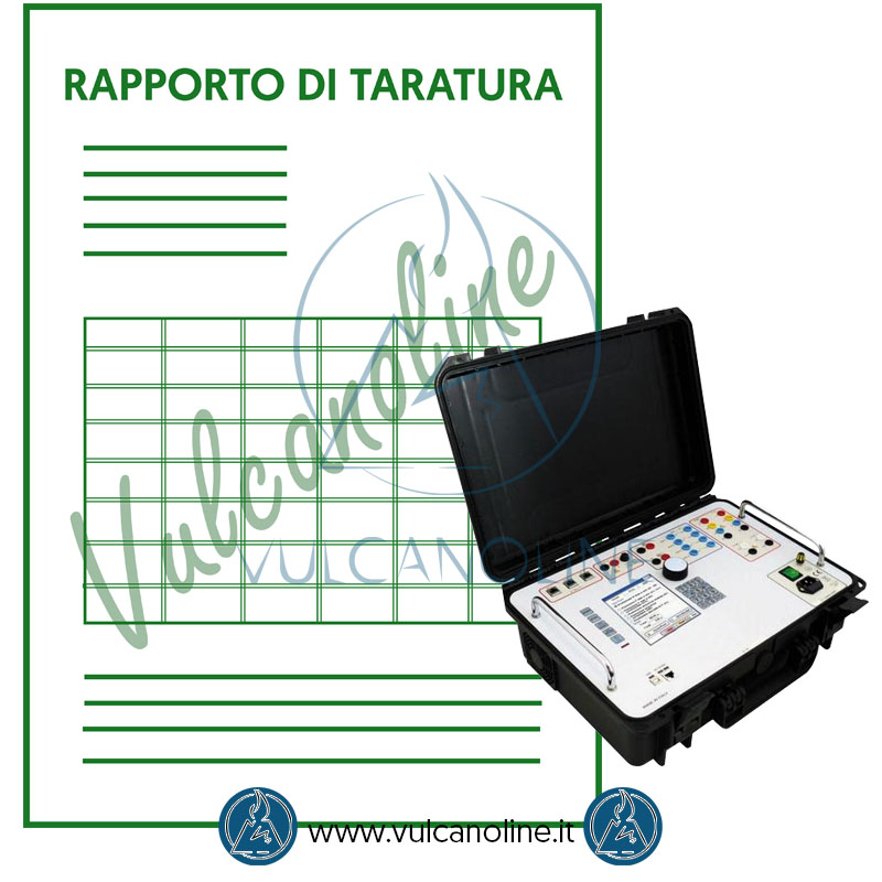 Taratura cassetta di prova relè