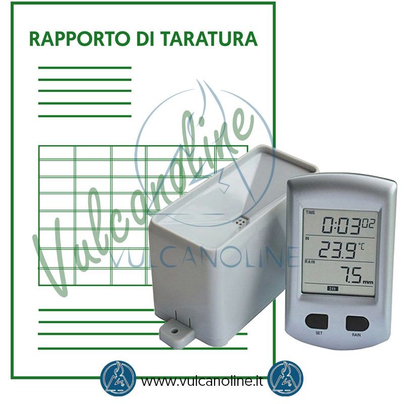 Taratura pluviometro