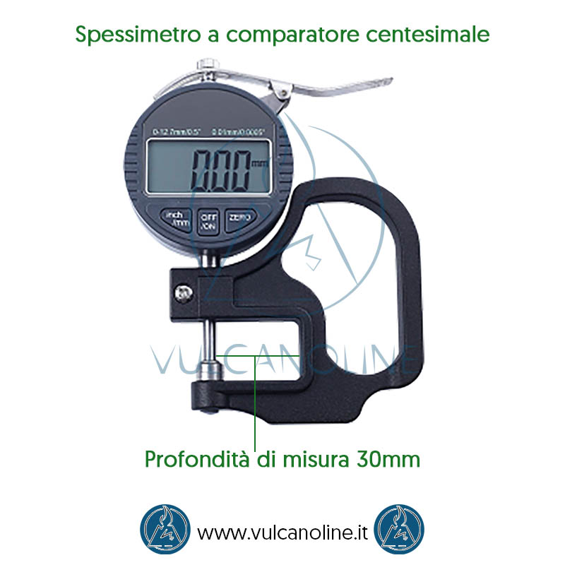 Misure spessimetro a comparatore centesimale