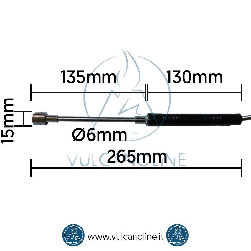 Dimensioni sonda termocoppia