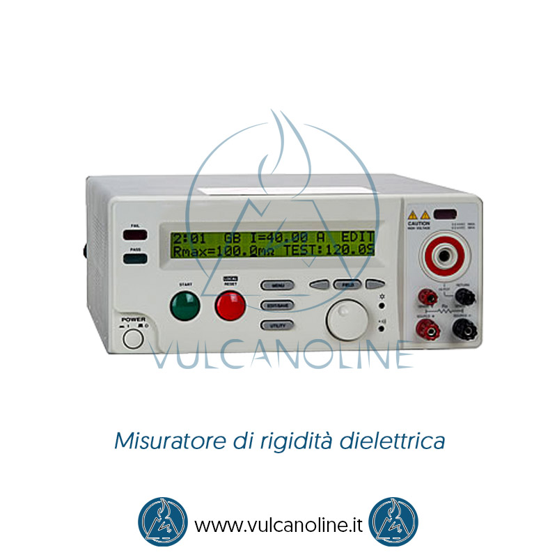 Taratura misuratore di rigidità dielettrica